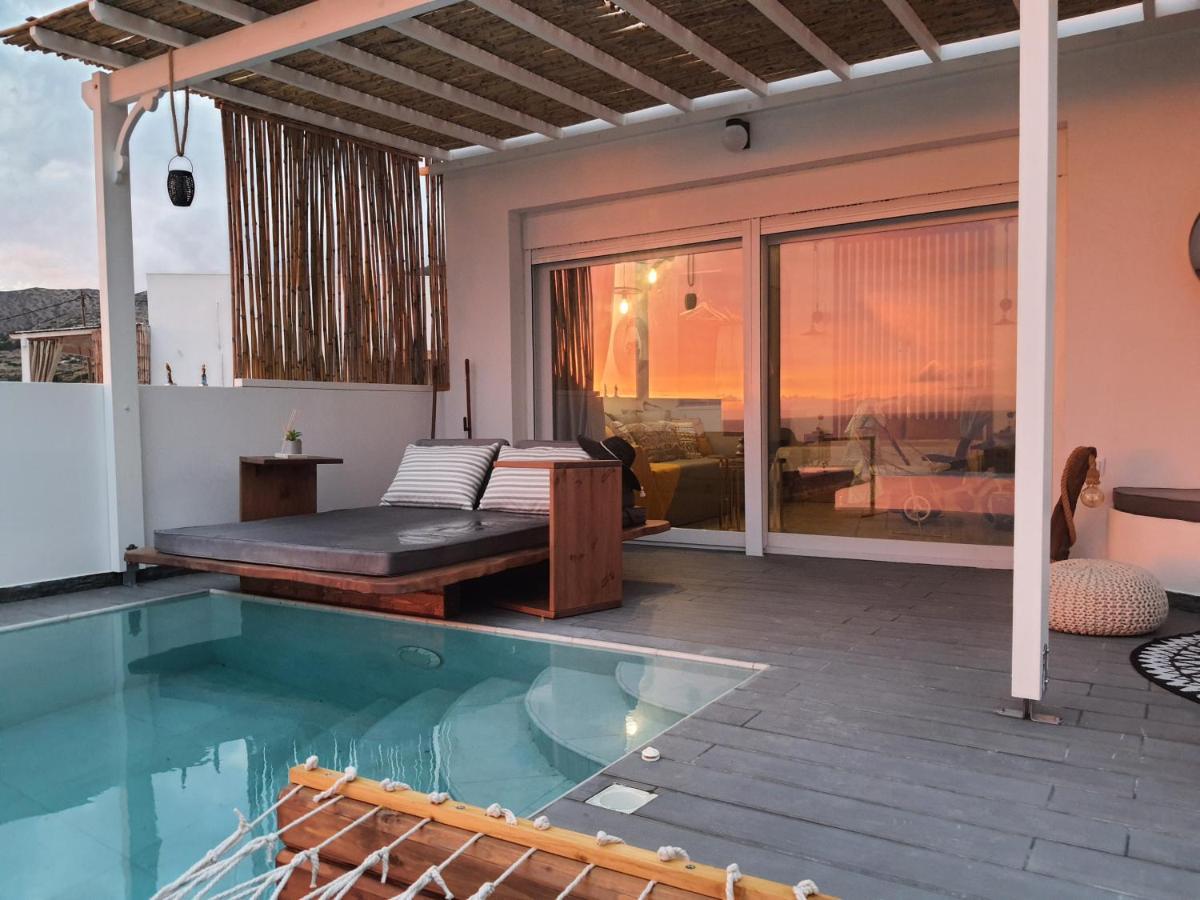 Tramonto Luxury Villa No2 - Breathtaking Sunset View Foiníkion Екстериор снимка